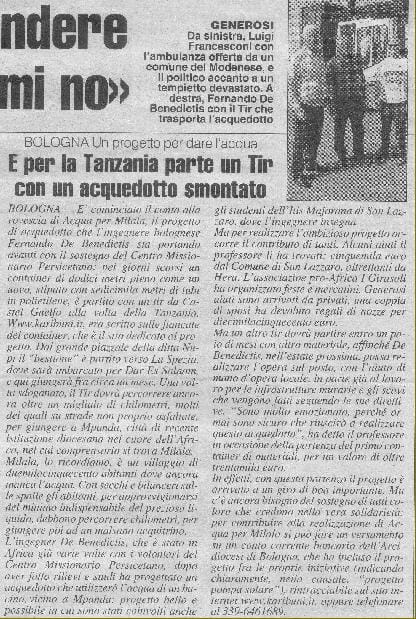 articolo giornale